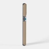 Schattigee moderne sint-bernardshond kunst iPhone 15 case (Rechterkant)