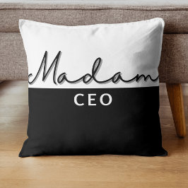 Schattigee moderne trendy Madam CEO Pillow Kussen