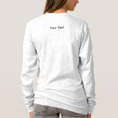 Schattigee moderne typografie Giggle & Smile Eenvo T-shirt (Achterkant)
