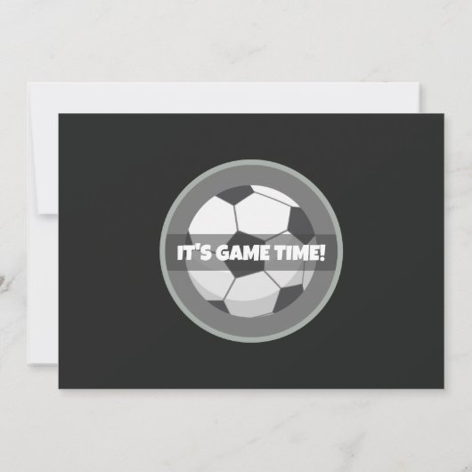 Schattigee moderne voetbalsport foto 1e verjaardag kaart (Achterkant)