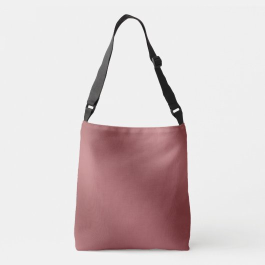 Schattigee moderne Waterverf gradiënt effen rode k Crossbody Tas (Achterkant)