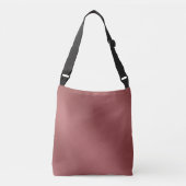 Schattigee moderne Waterverf gradiënt effen rode k Crossbody Tas (Voorkant)