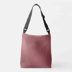 Schattigee moderne Waterverf gradiënt effen rode k Crossbody Tas