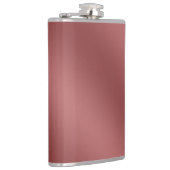 Schattigee moderne Waterverf gradiënt effen rode k Heupfles (Rechts)