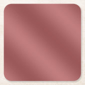 Schattigee moderne Waterverf gradiënt effen rode k Kartonnen Onderzetters (Voorkant)