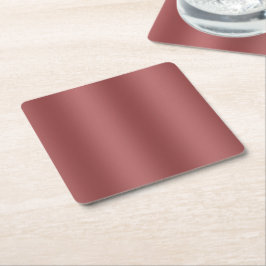 Schattigee moderne Waterverf gradiënt effen rode k Kartonnen Onderzetters