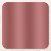 Schattigee moderne Waterverf gradiënt effen rode k Kartonnen Onderzetters (Voorkant)