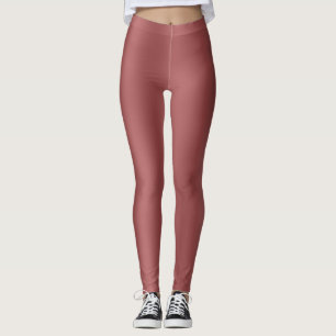 Schattigee moderne Waterverf gradiënt effen rode k Leggings
