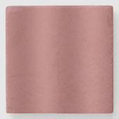 Schattigee moderne Waterverf gradiënt effen rode k Stenen Onderzetter (Voorkant)