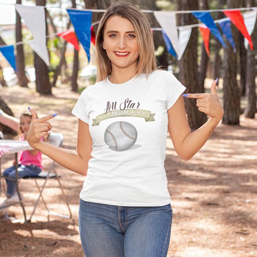 Schattigee moeder All Star gepersonaliseerd T-shirt