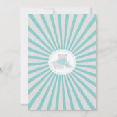 Schattigee Moeder en Baby Hippo Jongens Baby showe Kaart (Achterkant)