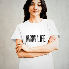 Schattigee moeder leven nieuwe mama t-shirt