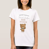 Schattigee Moeder om Teddy Bear Baby shower te zij T-shirt (Voorkant)