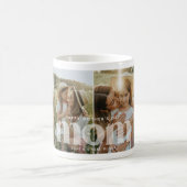 Schattigee Moeder Overlay Typografie 4 Foto Koffiemok (Center)