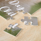 Schattigee Moederdag Favoriete Kind Pet Dog Foto Legpuzzel (Zijkant)