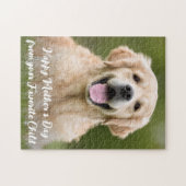 Schattigee Moederdag Favoriete Kind Pet Dog Foto Legpuzzel (Horizontaal)