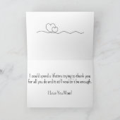 Schattigee Moederdag Kaart (Binnen)