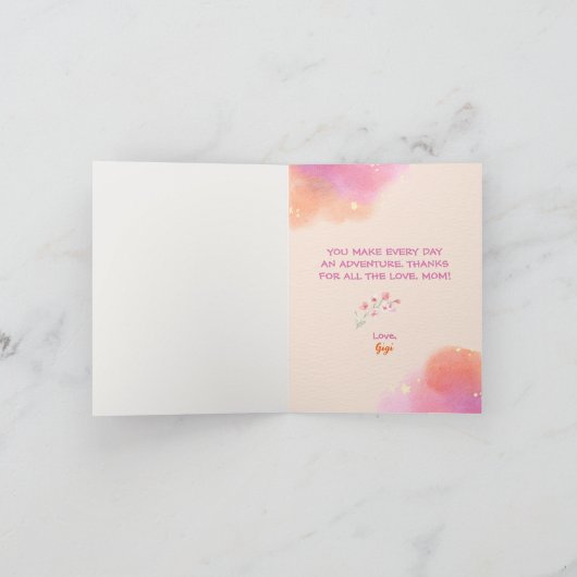 Schattigee Moederdag Kaart van Dog Shih Tzu (Binnen)