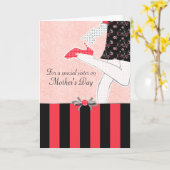 Schattigee Moederdag Kaarten: Je hebt stijl Kaart (Gele Bloem)