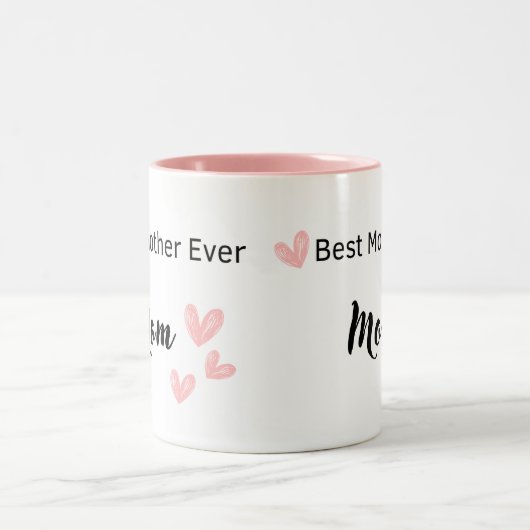 Schattigee Moederdag Koffie Mok "Beste moeder ooit (Center)