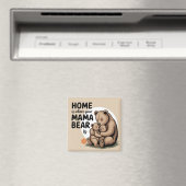 Schattigee Moederdag Mama Beer Magneet (Insitu (Vaatwasser))