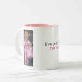 Schattigee Mok "Als mijn pup niet kan komen, ga ik (Voorkant links)