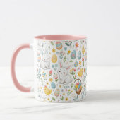Schattigee Mok met Bunny en Egg Pattern (Links)