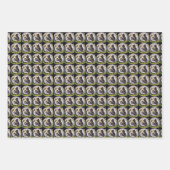 Schattigee Mom baby aanpasbare stinkdier Inpakpapier Vel (Voorkant)