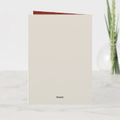 Schattigee Mom baby herten aanpasbaar Kaart (Achterkant)