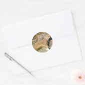 Schattigee Mongoose Ronde Sticker (Envelop)