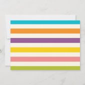 Schattigee Monster bash foto verjaardagsfeestje Kaart (Achterkant)