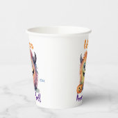 Schattigee Monster Bash Halloween Party Papieren Bekers (Links)