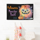 Schattigee Monster Bash Halloween Party Spandoek (Insitu)