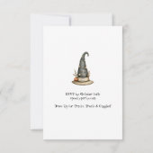 Schattigee Monster Brunch & Munch Party Uitnodigin Kaart (Achterkant)