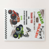 Schattigee Monster Machine Auto Vrachtwagen Kind V Legpuzzel (Horizontaal)