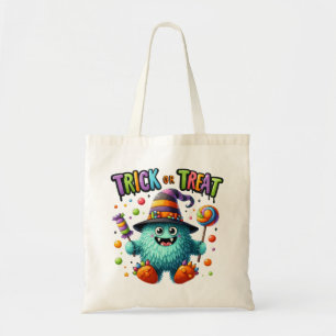 Schattigee Monster Snoep Collectie Trick or treat Tote Bag