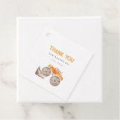 Schattigee Monster Truck Verjaardag Bedankjes Labels (In situ)