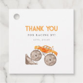 Schattigee Monster Truck Verjaardag Bedankjes Labels (Voorkant)