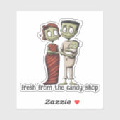 Schattigee monsterfamilie sticker (Vel)