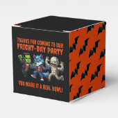 Schattigee monsterlijke angstdag Halloween-feest Bedankdoosjes (Voorkant Zijde)