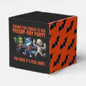 Schattigee monsterlijke angstdag Halloween-feest Bedankdoosjes (Achterkant)