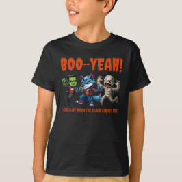 Schattigee monsterlijke angstdag Halloween-feest T-shirt