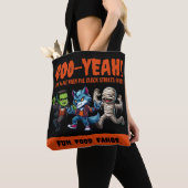 Schattigee monsterlijke angstdag Halloween-feest Tote Bag (Dichtbij)