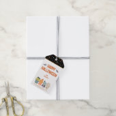 Schattigee monsters Halloween gunst Cadeaulabel (Met Touw)