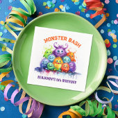 Schattigee Monsters Kids Verjaardagsfeest Servet