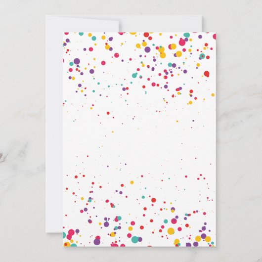 Schattigee Monsters Kleine Moster Verjaardagsfeest Kaart (Achterkant)