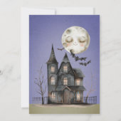 Schattigee monsters spooktaculair Halloween feest Kaart (Achterkant)