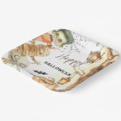 Schattigee monsters spooktaculair Kinder Halloween Papieren Bordje (Gebogen)