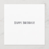 Schattigee Monsters Verjaardag Kaart (Achterkant)