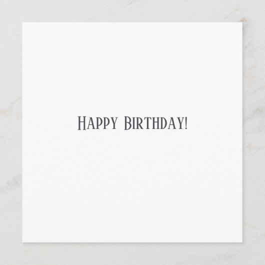 Schattigee Monsters Verjaardag Kaart (Achterkant)